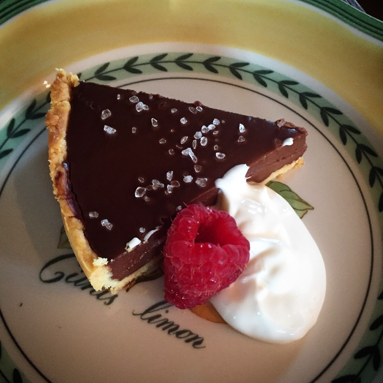 Salted Chocolate Tart 